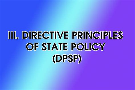 general principles of dpsp